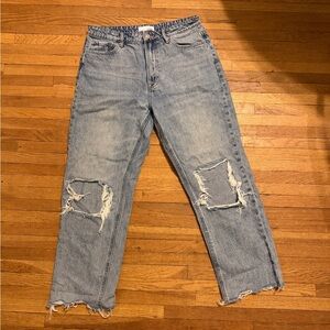 Distressed Light Vervet Jeans